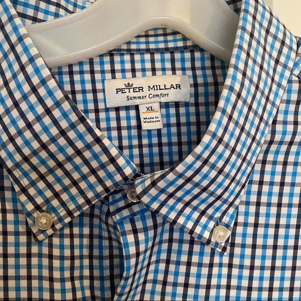 Peter Millar Long Sleeve Shirt Like New Sz XL